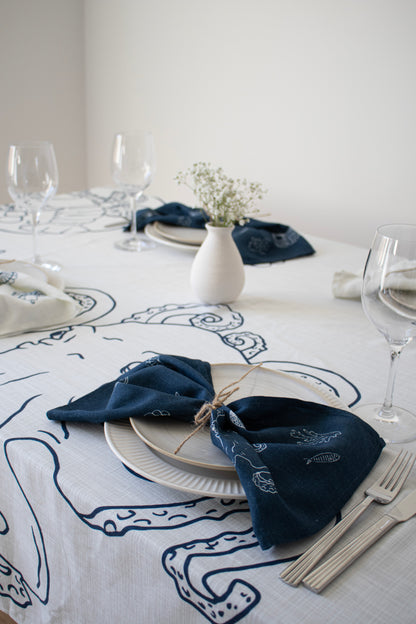 Blue Deep Sea Napkins